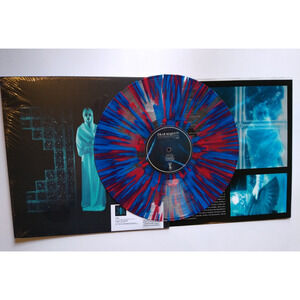 Drab Majesty The Demonstration Red Blue Clear Splatter Vinyl LP Record Goth 100